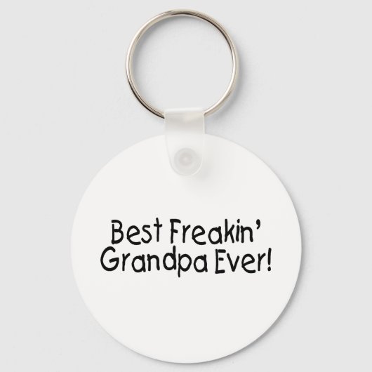 Best Freakin Grandpa Ever Sleutelhanger (Voorkant)