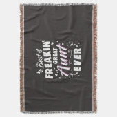 Best Freakin Great Aunt Ever Deken (Voorkant Verticaal)