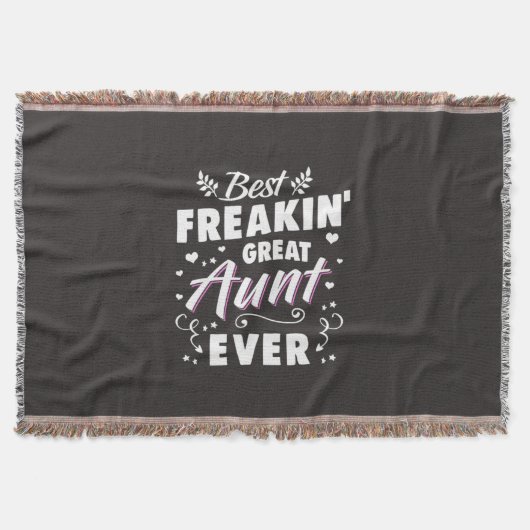 Best Freakin Great Aunt Ever Deken (Voorkant)