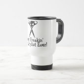 Best Freakin Hair Stylist ooit Black Reisbeker (Voorkant rechts)