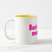 Best Freakin mam ooit roze Tweekleurige Koffiemok (Links)