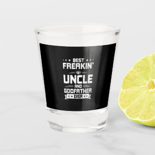 Best Freakin oom en Godfather Famy Gifts Shot Glas