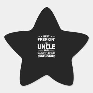 Best Freakin oom en Godfather Famy Gifts Ster Sticker