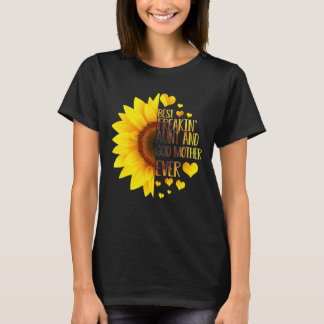 Best Freakin' tante Godmoeder Ever Sunflower T-shirt