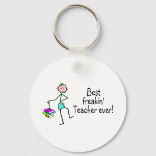 Best Freakin Teacher Ever Sleutelhanger