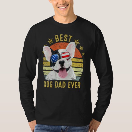 Best French Bulldog Pap Ever  Dog T-shirt (Voorkant)