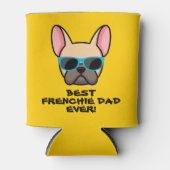 Best Frenchie Dad Vaderdag Blikjeskoeler (Voorkant)