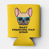 Best Frenchie Dad Vaderdag Blikjeskoeler (Achterkant)