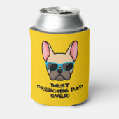 Best Frenchie Dad Vaderdag Blikjeskoeler (Blikje Achterkant)