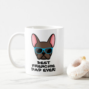 Best Frenchie Dad Vaderdag Brown Frenchie Koffiemok