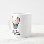 Best Frenchie Dad Vaderdag Koffiemok (Voorkant links)