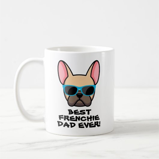 Best Frenchie Dad Vaderdag Koffiemok (Links)