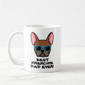 Best Frenchie Dad Vaderdag Red Fawn Frenchie Koffiemok (Links)
