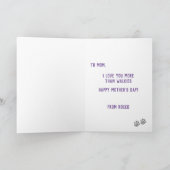 Best Frenchie Dog Mam Ever Moederdag Kaart (Binnen)