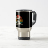 Best Frenchie Pap Ever Funny Bulldog Paft Gift Reisbeker (Voorkant rechts)