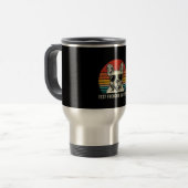 Best Frenchie Pap Ever Funny Bulldog Paft Gift Reisbeker (Voorkant links)