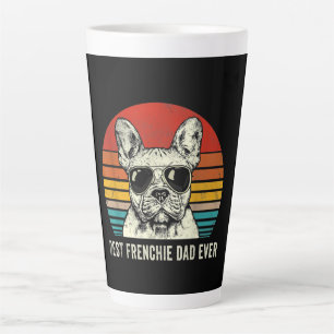 Best Frenchie Pap Ever Funny French Bulldog Pap Latte Mok