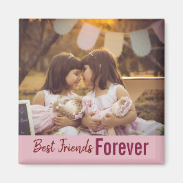 Best Frends Forever Girly Cute Photo Magnet