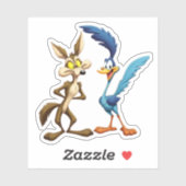 Best Frenemies Forever - Retro Cartoon Duo Vinyl  Sticker (Vel)