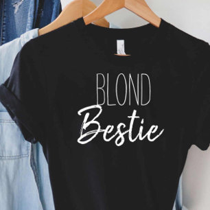 Best Friend Besties Blond Brunette Matching Gift T-shirt