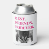 Best Friend BFF Besties Foto Blikjeskoeler (Blikje Voorkant)