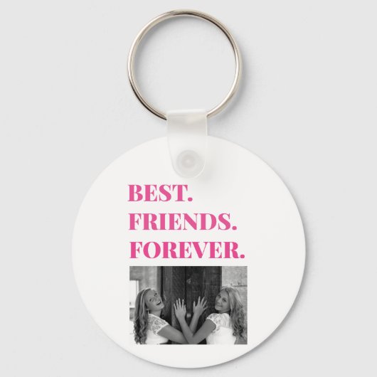 Best Friend BFF Besties Foto Sleutelhanger (Voorkant)