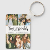 Best Friend BFF Photo Collage Best Friends Forever Sleutelhanger (Achterkant)