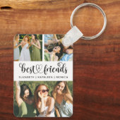 Best Friend BFF Photo Collage Best Friends Forever Sleutelhanger (Achterkant)