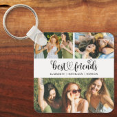 Best Friend BFF Photo Collage Best Friends Forever Sleutelhanger (Voorkant)