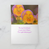 Best Friend Cancer Chemo Enmoegement Kaart (Binnen)