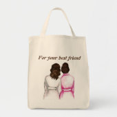 Best Friend Canvas tas (Voorkant)