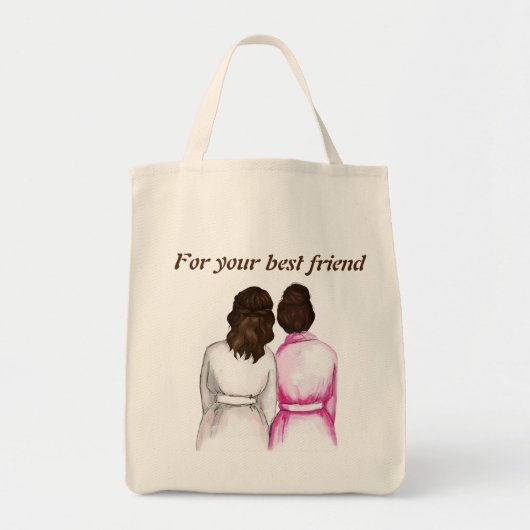 Best Friend Canvas tas (Voorkant)