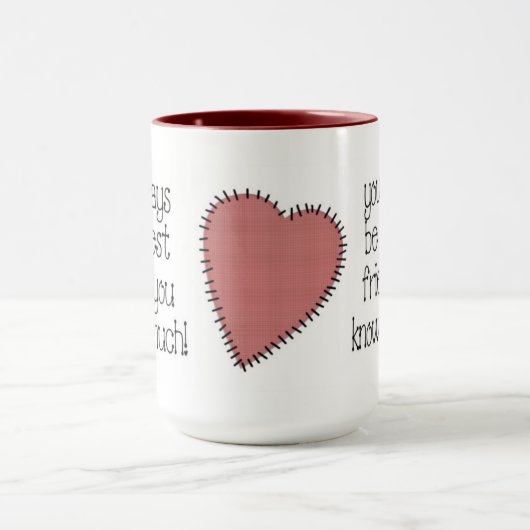 Best Friend Coffee Mok (Midden)