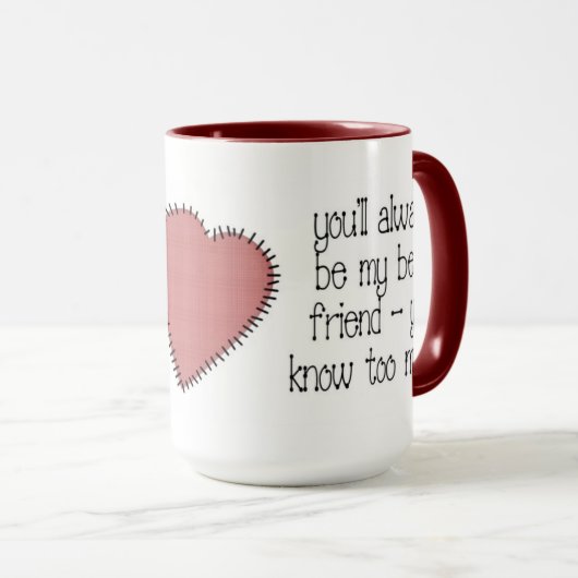 Best Friend Coffee Mok (Voorkant rechts)