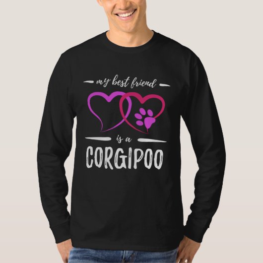 Best Friend Corgipoo Dog  Dog Mom  Idea T-shirt (Voorkant)