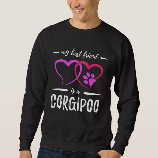 Best Friend Corgipoo Dog  Dog Mom  Idea Trui (Voorkant)