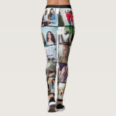 Best Friend Custom Photo Collage creëer je eigen L Leggings (Achterkant)