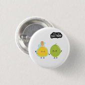 Best Friend Cute Food Ronde Button 3,2 Cm (Voorkant /achterkant)