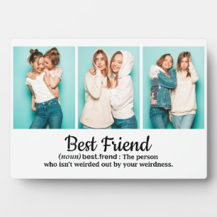 Best Friend Dictionary Typografie Drie Foto Fotoplaat