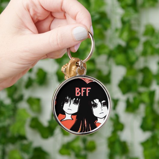 Best Friend for ever Anime Twins Sleutelhanger (Hand)