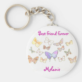 Best Friend Forever Butterfly Sleutelhanger