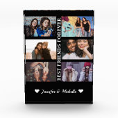Best Friend Forever Custom 6 Foto collage & Name (Voorkant)