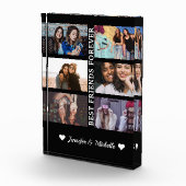 Best Friend Forever Custom 6 Foto collage & Name (Rechts)