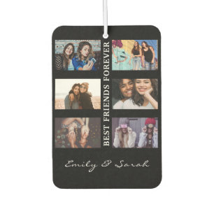 Best Friend Forever Custom 6 Foto collage & Name Luchtverfrisser