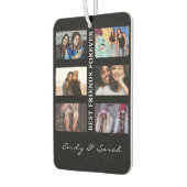 Best Friend Forever Custom 6 Foto collage & Name Luchtverfrisser (Links)