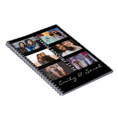 Best Friend Forever Custom 6 Foto collage & Name Notitieboek (Rechterzijde)