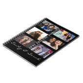 Best Friend Forever Custom 6 Foto collage & Name Notitieboek (Linkerzijde)