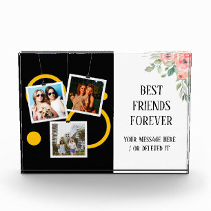 Best Friend Forever, gepersonaliseerd 3 Foto Colla