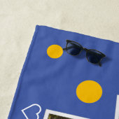 Best Friend Forever, gepersonaliseerd 6 Photo Coll Strandlaken (In situ)