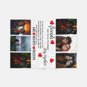 Best Friend Friendship Day Photo Fleece Deken (Voorkant (Horizontaal))